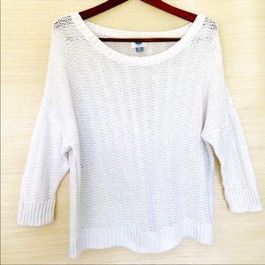 Old Navy Loose Knit Crew Neck Sweater